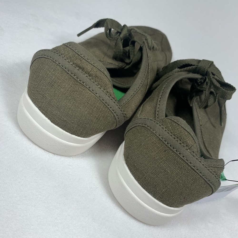 NEW Sanuk Men's Vagabond Lace Linen Sneaker Sz 8 - Picture 8 of 8
